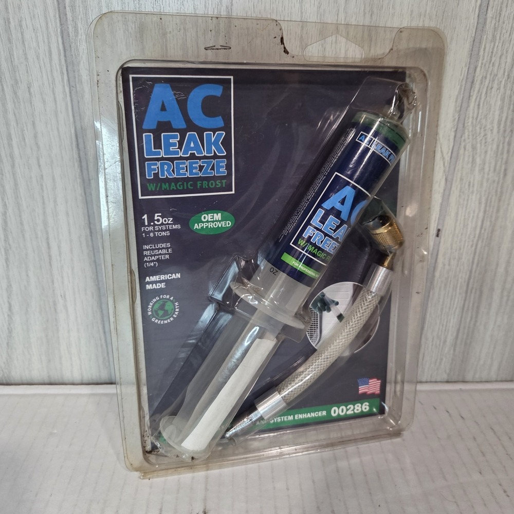 00286 A/C Leak Freeze w/ Magic Frost Stop Leak for Refrigeration Systems 1.5 oz